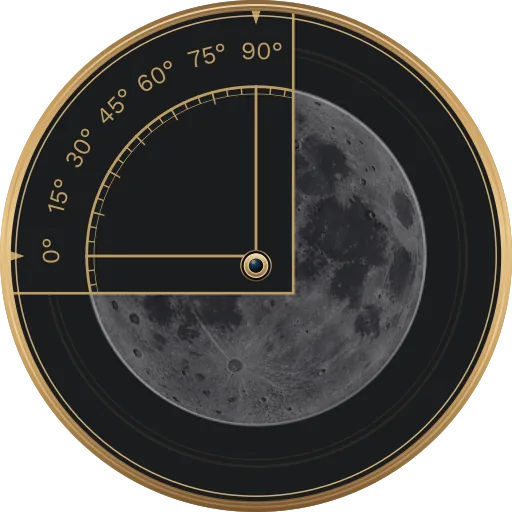 Moon altitude instrument
